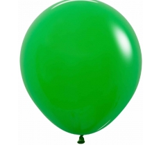 Sempertex Solid Shamrock Green 18" Latex Balloons 25 Pack