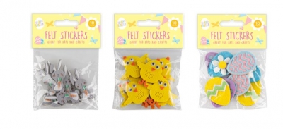 Easter Felt Sticker 10 Pack ( Assorted Designs )