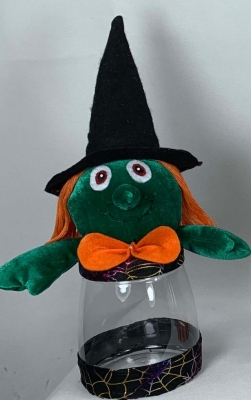 Witch Halloween 15" Candy Jar