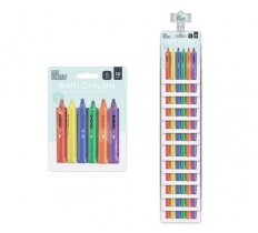 Bath Crayons 6Pack On Clip Strip