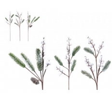 Christmas Pick White Pine Berry 56-64cm ( Assorted Designs )