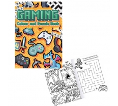 Gaming A6 Colour & Puzzle Book x 24 (15p Each)