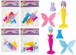 Dress Up Mini Fairy Dolls With Clothes 4 Assorted