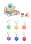 3D Puzzle Cube Keychains (2.8cm) 6 Assorted Colours