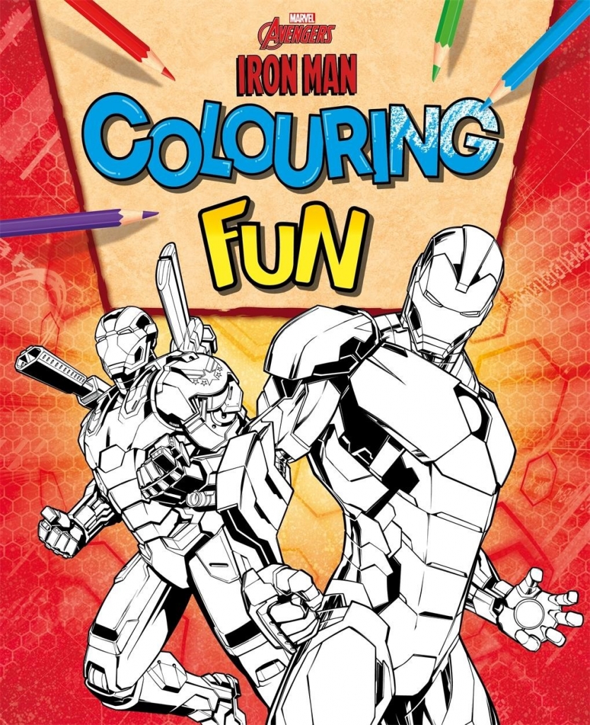 Marvel Avengers Iron Man: Colouring Fun - Click Image to Close