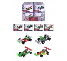 DIY Metal Racing Car Kits (4 Assorted Designs)