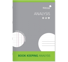 Silvine A4 Book Keeping Book Analysis 32 Pages