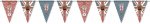 King Charles Vintage Triangle Bunting 3m