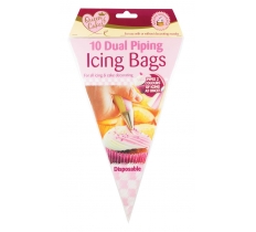 Dual Piping Icing Bags 10 Pack