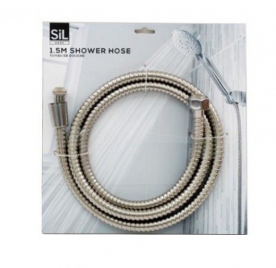 Silver Col Shower Hose 1.5Metre