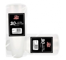 20Pc 1/2 Pint Plastic Cups