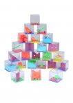 Fun Assorted 4cm Puzzle Ball Cubes x 24 ( 0.45p Each )