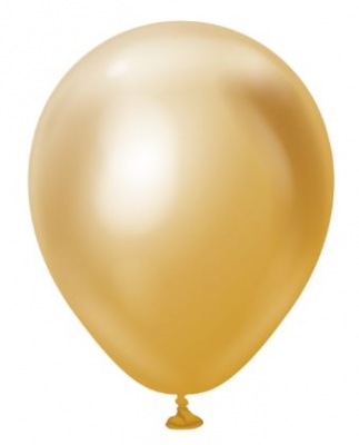 Kalisan 5" Mirror Gold Balloons 100 Pack