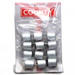 County White Sewing Thread X 12