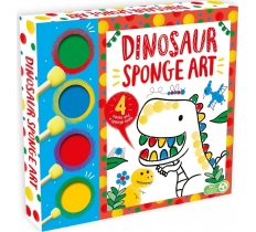 Dinosaur Sponge Art