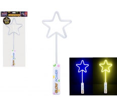 Light Up Star Wand 2 Colours