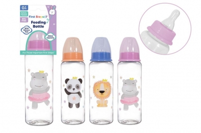 First Steps Baby Bottle Safari 250ml ( Assorted Colours )