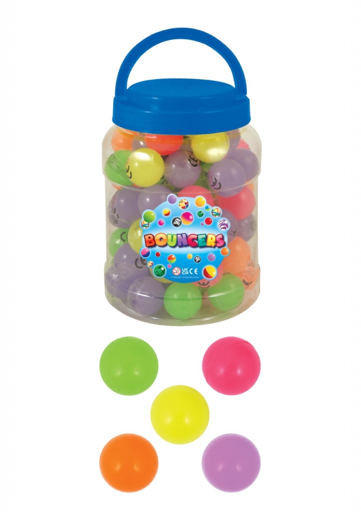 Glow In The Dark 3.3cm x 5cm Bouncy Balls x 72 ( 20p Each ) - Click Image to Close