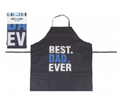 Best Dad Ever Bbq Apron 70cm X 80cm