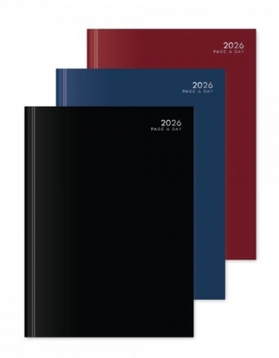 2026 A4 Page A Day Classic Diary (half Page Weekends)