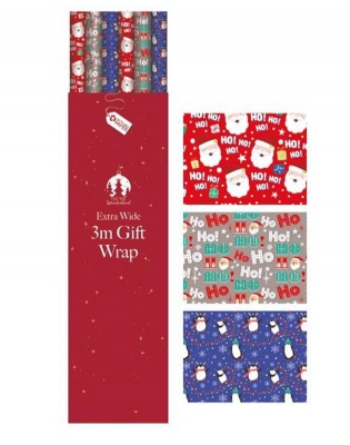 Christmas Wrap 3m Extra Wide