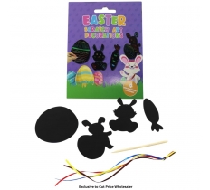 Easter Scratch Art Decoartions Set