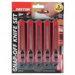 Dekton 5 Piece Snap-Off Knife Small