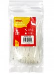 Amtech 100 Piece 100X2.5mm Tie Wrap White