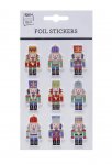 Foil Nutcracker Stickers ( Assorted Designs )