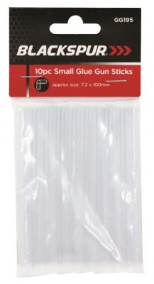 Blackspur 10 Pack Small Glue Gun Sticks - 7.2 X 100mm