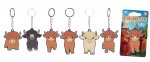2D Highland Cow Keyring