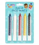 Tallon Assorted Push Up Face Paints 5 Pack