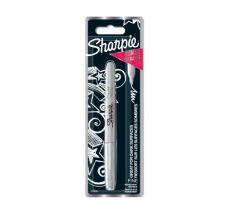 Sharpie Mettalic Silver Permanent Marker Single Pack