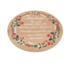 Christmas Treats For Santa Plate 38cm