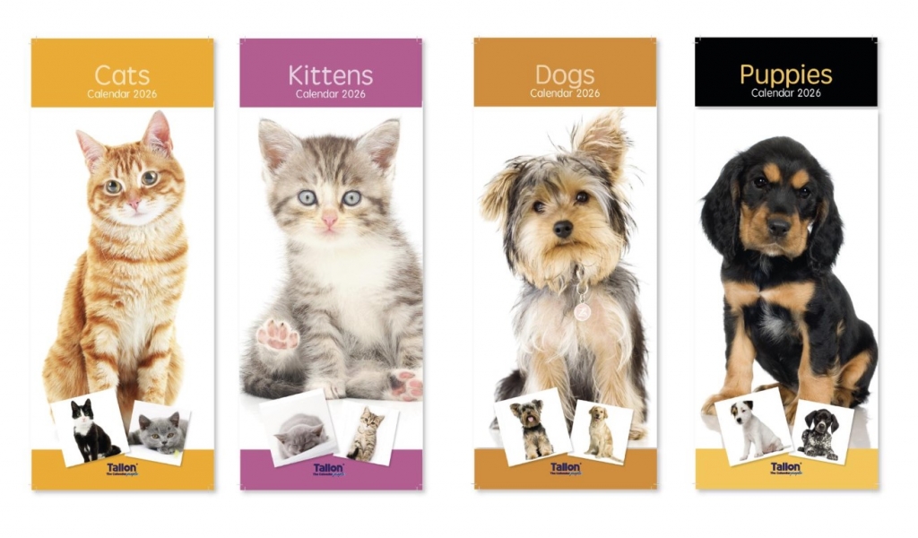 2026 Calendar Super Slim Dogs,Cats,Kittens,Puppies - Click Image to Close