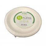 7" Bagasse Plate 15 Pack