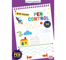 Wipe Clean Pen Control Book
