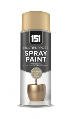 Metallic Gloss Champagne Gold Spray Paint 400ml