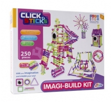 Clicksticks 250 Pieces Glitter Imagi-Build Kit