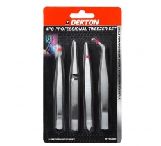 Dekton 4 Pack Tweezers Set