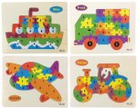 Wooden Vehicle Jigsaw Puzzle 22.5 x 18cm