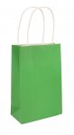 Green Paper Party Bag With Handles 14X21X7cm