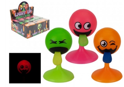 Light Up Suction Ball 13cm