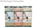 Pack Of Four Puppy Training Pads 45 x 60cm