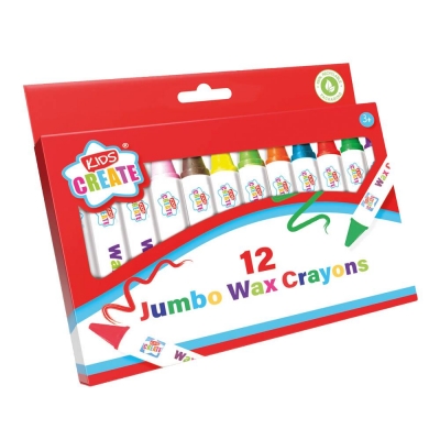 Kids Create Activity 12 Pack Jumbo Crayons