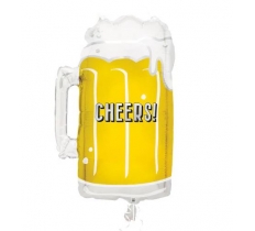 GIANT BEER MUG FOIL BALLOON