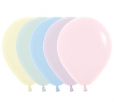 Sempertex Latex Pastel Matt 5" Balloons Pack Of 100