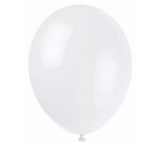 12" Premium Latex Balloons 10 Pack Linen White