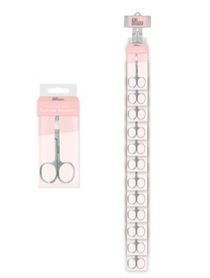 Stainless Steel Cuticle Scissors With Clip Strip