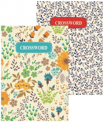 Floral Crossword A5 Size